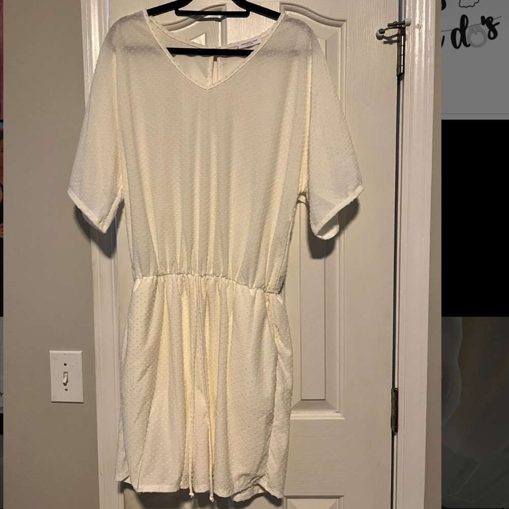 Chic Soul, Cream Romper